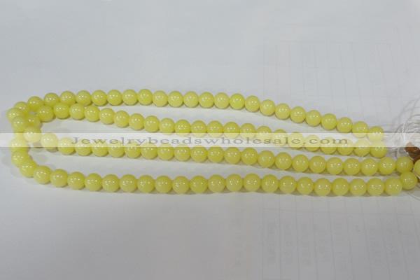 CTU2517 15.5 inches 8mm round synthetic turquoise beads