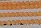 CTU2531 15.5 inches 4mm round synthetic turquoise beads