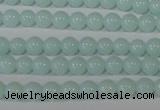 CTU2564 15.5 inches 6mm round synthetic turquoise beads