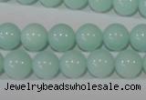 CTU2566 15.5 inches 10mm round synthetic turquoise beads