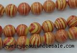 CTU286 16 inches 8mm round imitation turquoise beads wholesale