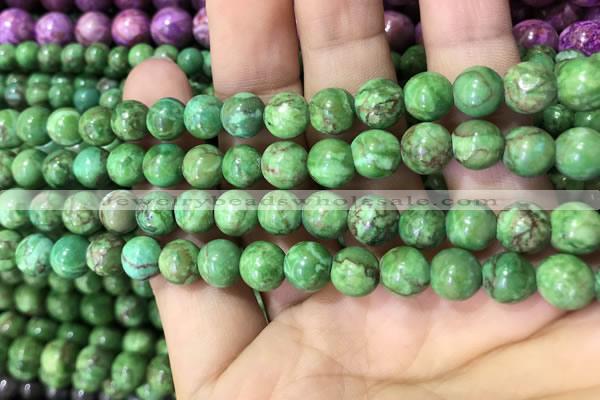 CTU3032 15.5 inches 8mm round South African turquoise beads