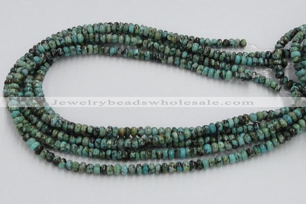 CTU405 15.5 inches 3*6mm rondelle African turquoise beads wholesale