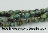 CTU406 15.5 inches 4*6mm rice African turquoise beads wholesale