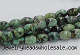 CTU407 15.5 inches 6*7mm rice African turquoise beads wholesale