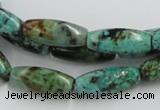 CTU409 15.5 inches 8*12mm rice African turquoise beads wholesale