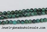 CTU425 15.5 inches 4mm round African turquoise beads wholesale