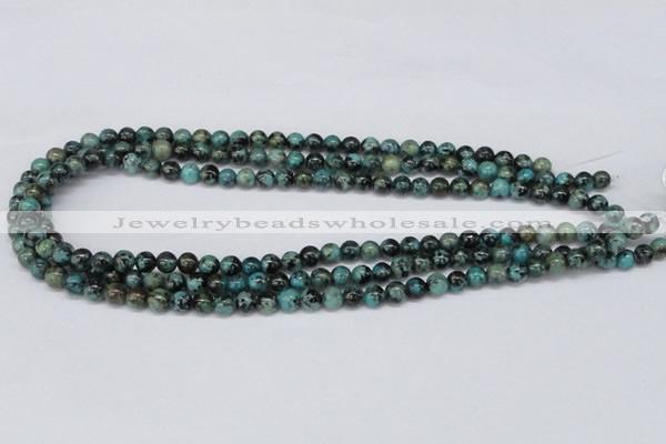 CTU426 15.5 inches 6mm round African turquoise beads wholesale