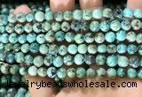 CTU571 15.5 inches 6mm round african turquoise beads wholesale