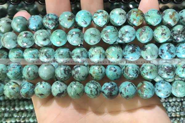 CTU573 15.5 inches 10mm round african turquoise beads wholesale