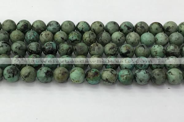 CTU577 15.5 inches 8mm round african turquoise beads wholesale