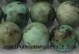 CTU578 15.5 inches 10mm round african turquoise beads wholesale