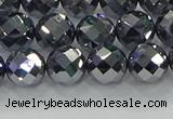 CTZ612 15.5 inches 8mm faceted round terahertz beads wholesale