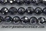 CTZ621 15.5 inches 6mm faceted round terahertz beads wholesale