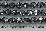 CTZ630 15.5 inches 4mm faceted nuggets terahertz beads wholesale