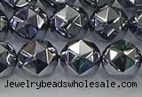 CTZ633 15.5 inches 10mm faceted nuggets terahertz beads wholesale