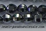 CTZ642 15.5 inches 8mm faceted round terahertz beads wholesale