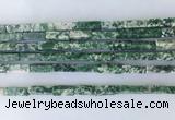 CUBS14 15 inches 4*13mm cuboid Qinghai jade beads wholesale