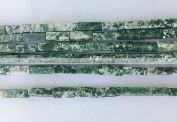 CUBS14 15 inches 4*13mm cuboid Qinghai jade beads wholesale