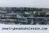 CUBS15 15 inches 4*13mm cuboid black labradorite beads wholesale