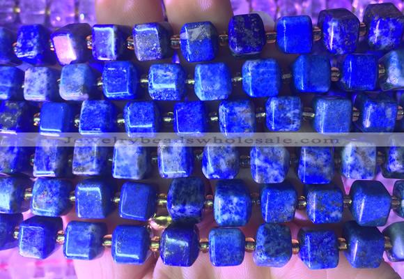 CUBS30 15 inches 8*8mm faceted cube lapis lazuli gemstone beads