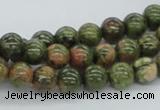 CUG04 15.5 inches 8mm round unakite gemstone beads wholesale