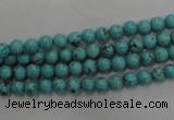 CWB554 15.5 inches 5mm round howlite turquoise beads wholesale