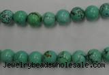 CWB566 15.5 inches 7mm round howlite turquoise beads wholesale