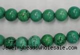 CWB567 15.5 inches 8mm round howlite turquoise beads wholesale