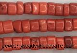 CWB824 15.5 inches 2*4mm tyre howlite turquoise beads wholesale