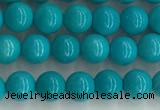 CWB850 15.5 inches 4mm round howlite turquoise beads wholesale