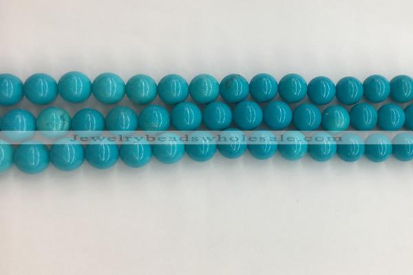 CWB852 15.5 inches 8mm round howlite turquoise beads wholesale