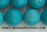 CWB854 15.5 inches 12mm round howlite turquoise beads wholesale