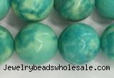 CWB878 15.5 inches 10mm round howlite turquoise beads wholesale