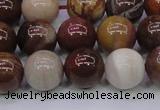 CWJ405 15.5 inches 14mm round wood jasper gemstone beads wholesale