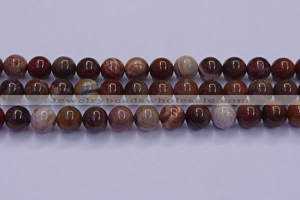 CWJ435 15.5 inches 14mm round wood jasper beads wholesale