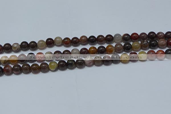 CWJ502 15.5 inches 8mm round Xinjiang wood jasper beads wholesale