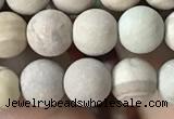 CWJ521 15.5 inches 6mm round matte wooden jasper beads wholesale