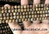 CWJ562 15.5 inches 4mm round wood jasper beads wholesale