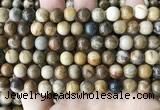 CWJ592 15.5 inches 8mm round wood jasper beads wholesale