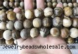 CWJ596 15.5 inches 16mm round wood jasper beads wholesale