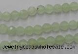 CXJ101 15.5 inches 6mm faceted round New jade beads wholesale