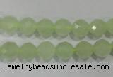 CXJ152 15.5 inches 8mm faceted round New jade beads wholesale