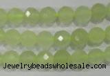 CXJ162 15.5 inches 8mm faceted round New jade beads wholesale