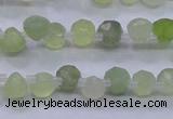 CXJ215 Top drilled 7*7mm faceted teardrop New jade beads