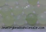 CXJ221 15.5 inches 12mm faceted round New jade beads wholesale