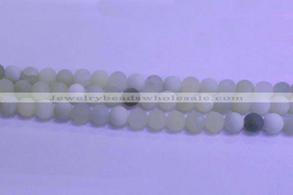 CXJ303 15.5 inches 10mm round matte New jade beads wholesale