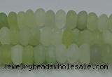 CXJ310 15.5 inches 4*6mm rondelle matte New jade beads wholesale