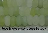 CXJ312 15.5 inches 6*10mm rondelle matte New jade beads wholesale