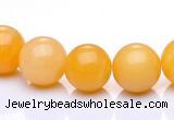 CYJ02 16 inches 6mm round yellow jade gemstone beads Wholesale